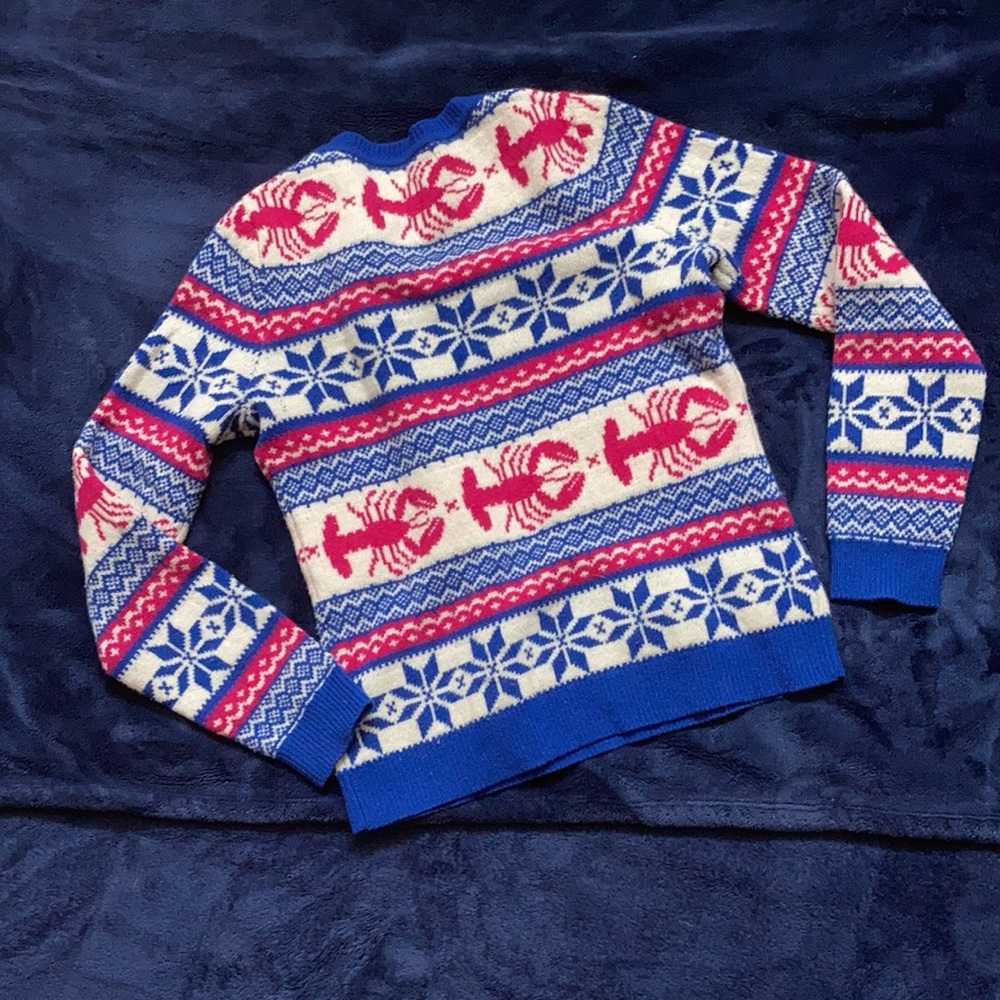 Vineyard Vines Fair Isle Lobster Sweater - Picture 7 of 8